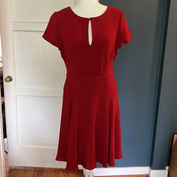 DVF Red Dress!! Work twice! - Picture 1 of 9